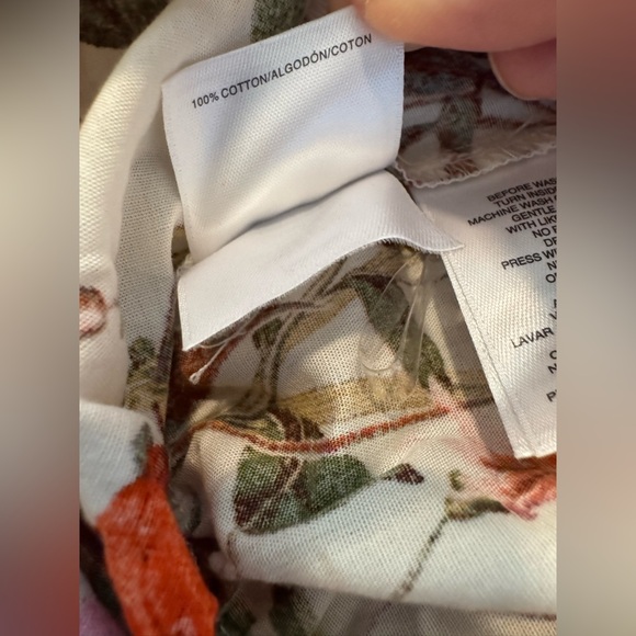 Floral Maxi Dress with Pink and Orange Flowers - Picture 5 of 5